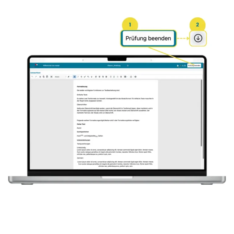 Digitale Steuerberaterprüfung_Kurs Tax Academy_Programm testen